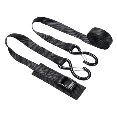 1 nti Kev Tiv Thaiv Webbing Padded Cam Buckle Strap Nrog Xauv S-Hook