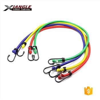 Elastic Bungee Cords Nrog Coated Hooks