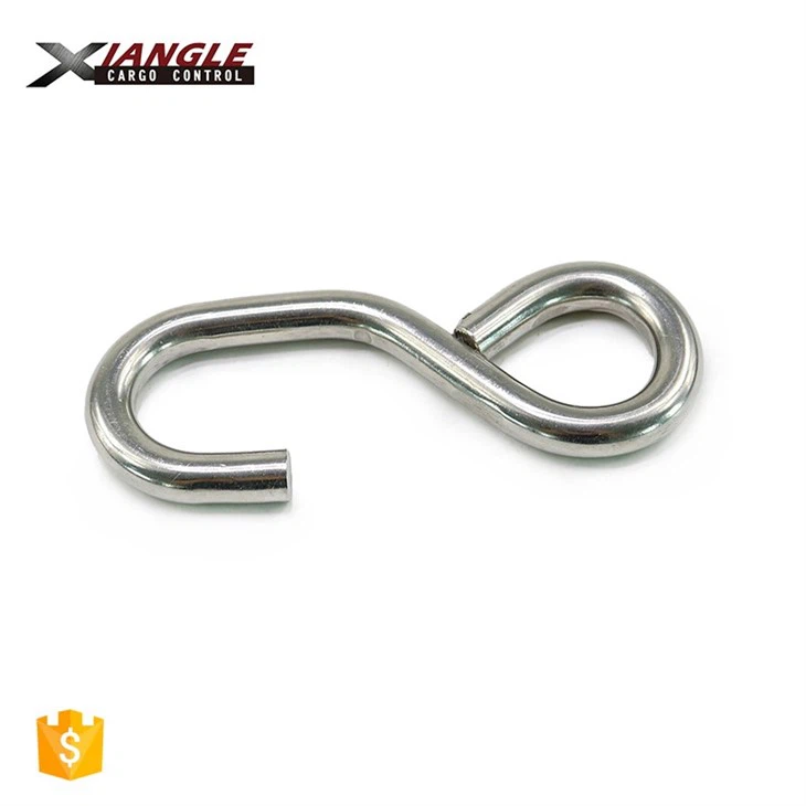 304 Stainless Steel Ratchet Belt Buckle S Hook For Cargo Lashing