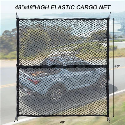 Ib Txheej Cargo Net Rau Pickup Tsheb Truck